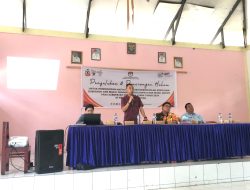 Anggota KPU Minut Ibnu Dali Buka Penyuluhan Produk Hukum Pilkada di Kauditan