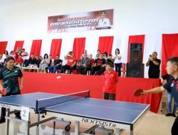 Turnamen Tenis Meja Bupati Minahasa Cup Bergulir