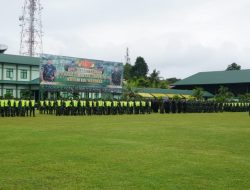 Kodim 1309/Manado Ikut Apel Gelar Pasukan Pengamanan Pilkada