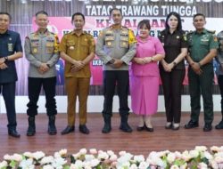 Bupati Jusnan Mokoginta Hadiri Kenal Pamit Kapolres Bolmong