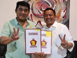 Pilkada Talaud, Irwan Hasan Terima Formulir B1-KWK Partai Gerindra
