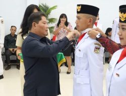 Bupati Kumendong Kukuhkan 31 Anggota Paskibraka