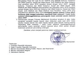 Aturan Kemendagri, E2L Wajib Mundur dari Bupati Jelang Pilkada 2024