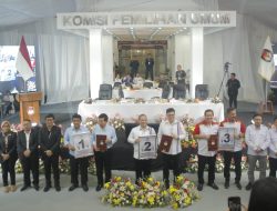 Unik, Nomor Urut Paslon Gubernur dan Wakil Gubernur Sulut Mirip Urutan Pendaftaran