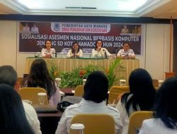 Gelar Sosialisasi ANBK SD, Ini Kata Sekdis Dikbud Manado