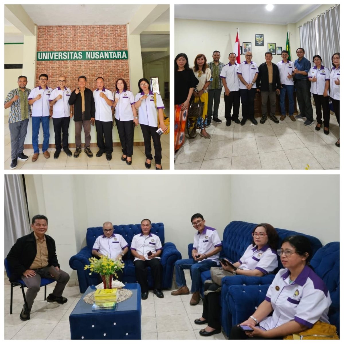 Dewan Pimpinan Wilayah Majelis Umat Kristen Indonesia Provinsi Sulawesi Utara (DPW MUKI SULUT) melakukan audensi dengan Rektor Universitas Nusantara (UN) Manado, di ruang Rektor , Selasa (22/10/2024).