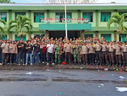 Jelang Pilkada 2024, Kodim 1309/Manado-Polresta Manado Simulasi Pengendalian Massa