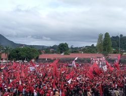 Kota Tomohon Jadi Lautan Merah Putih