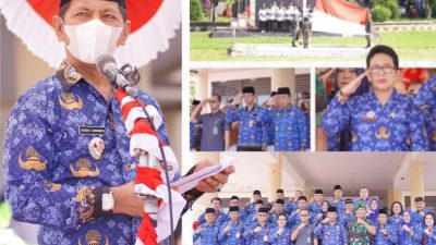 Dipimpin Pj Bupati, Pemkab Bolmong Gelar Upacara Peringati HUT KORPRI ke-53 Tahun