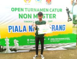 Pecatur SCBF Kiki Tayeb Jawara Catur U-16 se Kabupaten Serang
