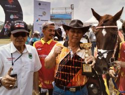 Insiden Tabrakan, Kuda Andalan Sulut Nyaris Juara Kelas 1.600 Meter di Kejurnas Derby Jateng
