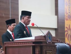 Yulius Selvanus Bawakan Pidato Pertama Sebagai Gubernur, Mengaku Sempat Grogi