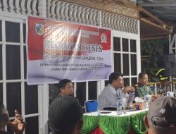 Anggota DPRD Kotamobagu Shandry Hasanuddin Gelar Reses di Desa Bilalang l