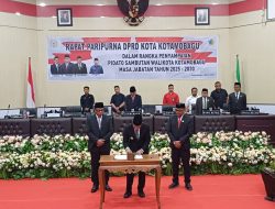 DPRD Kotamobagu Gelar Rapat Paripurna Penyampaian Pidato Sambutan Walikota Kotamobagu