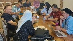 PERDANA: Pengurus FKPT Provinsi Gorontalo saat melakukan rapat perdana. Foto istimewa.