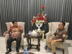 Gubernur Sulut Yulius Selvanus Menerima Kunjungan Senator DPD-RI Stefanus BAN Liow