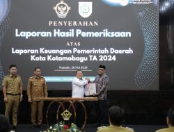 Ketua DPRD Adrianus Mokoginta Terima LHP 2024 dari BPK RI