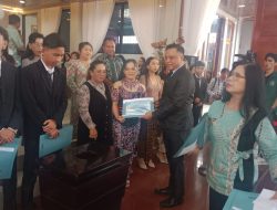 SMA Negeri 1 Tompaso Gelar Penamatan Siswa, Kepsek Jendry Paendong: Jadilah Teladan