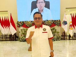 Hadiri Pelantikan KONI Sulut, Joseph Kopalit Optimis Target PON Tercapai