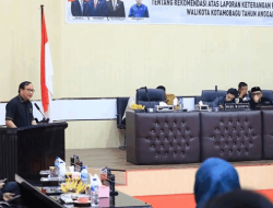 Ketua Pansus DPRD Kotamobagu Bacakan Rekomendasi Hasil Pembahasan LKPJ 2024