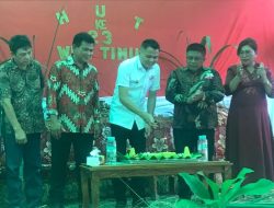 Bupati Ronald Kandoli Hadiri HUT Jemaat GMIM Baitani Minangah dan HUT Desa Wioi Timur