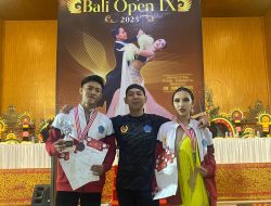 Atlet Dancesport Manado Gapai Medali di Bali Open 2025