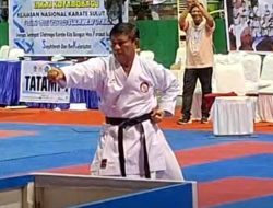 RML Unjuk Kebolehan Kata ‘Hean Sandan’ di Arena Kejurnas Karate