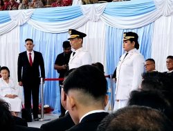 Gubernur Yulius Selvanus Lantik Bupati dan Wakil Bupati Talaud Periode 2025-2030
