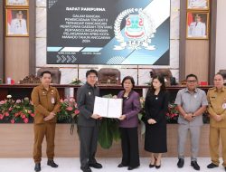Wali Kota Andrei Angouw Hadiri Paripurna Ranperda Pertangungjawaban APBD 2024