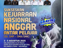 Kejurnas Anggar Bitung Sulawesi Utara jadi Ajang Seleksi Timnas di Kejuaraan Asia