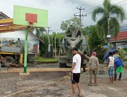 Pembangunan Lapangan Basket SMAN 7 Manado Gunakan Sisa Dana Smantu Cup dan Sumbangan Guru