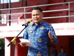 Bupati Ronald Kandoli Pimpin Apel Korpri, Totalitas Melayani Kepentingan Publik