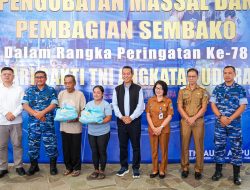 Kolaborasi Pegadaian dan TNI AU, Pelayanan Kesehatan, Bagi Sembako dan Edukasi Keuangan