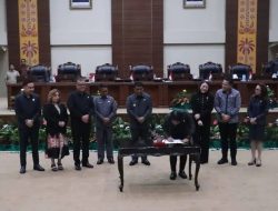 DPRD Sulawesi Utara Tetapkan Ranperda RPJMD Jadi Perda