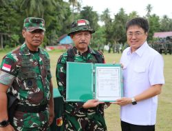 Walikota Andrei Angouw, Sambangi Upacara Penutupan TMMD Ke-125