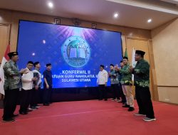 Ahmad Soleh Terpilih Aklamasi Ketua PERGUNU Sulawesi Utara