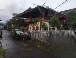 Amukan Puting Beliung Hancurkan 18 Rumah Warga Tombatu, Minta Perhatian Pemerintah Mitra