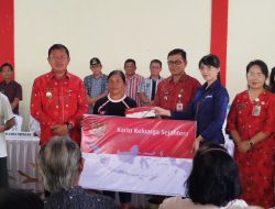 Wabup Mitra Fredy Tuda Monitoring dan Evaluasi KPM PKH Sekaligus Serahkan KKS di Kecamatan Ratahan Timur