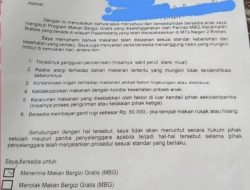 Viral Beredar Surat Pernyataan Menerima/Menolak MBG