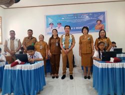 Bupati Michael Thungari Rilis Token Asesmen Nasional SD di SDN 5 Manente