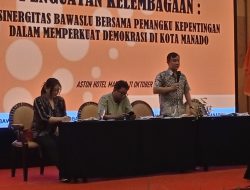 Bawaslu Manado Ajak Stakeholder Evaluasi Pemilu 2024