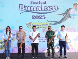 Wali Kota Andrei Angouw Dampingi Gubernur YSK Hadiri Festival Bunaken 2025