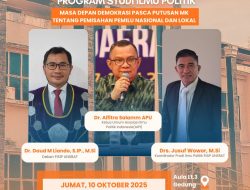 Bahas Pemisahan Pemilu, FISIP Unsrat Gelar Seminar Nasional