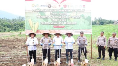 Polres dan Pemkab Mitra Dukung Swasembada Pangan 2025