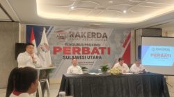 Perbati Sulut Gelar Rakerda, Andhika Baramuli Sebut, Perbati Rumah Kita Bersama