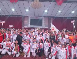 Ichad, Reza dan Rio, Target 140 Emas, Lepas Kontingen Manado