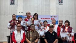 Bill Mondigir/Elvita Lasut Rebut Medali Emas Pasangan Campuran Porprov XII Sulut