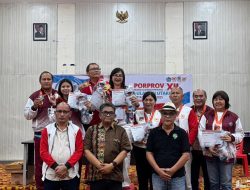 Bill Mondigir/Elvita Lasut Rebut Medali Emas Pasangan Campuran Porprov XII Sulut