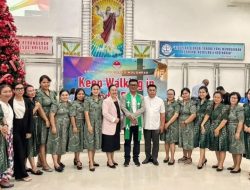 Waka Polres Mitra Pimpin Ibadah Penyegaran Iman Jemaat di Gereja KGPM Credo Molompar