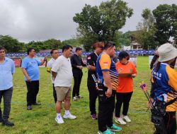 Gubernur YSK Kunjungi Arena Laga PORPROV XII Sulut